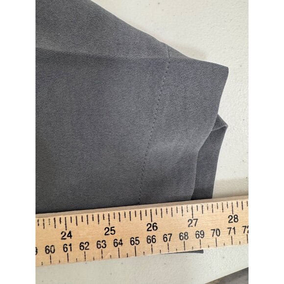 Madewell Pleated Tapered-Leg Pants in Easygoing Crepe 90s Grey - Picture 7 of 13